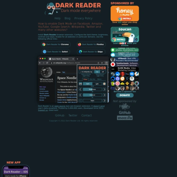 Dark Reader on porndir.org