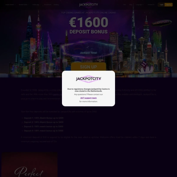 Jackpot City Casino on porndir.org